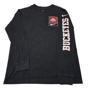 Nike Ohio State OSU Nike Kids Boy's Long Sleeve T-Shirt Size Medium NCAA